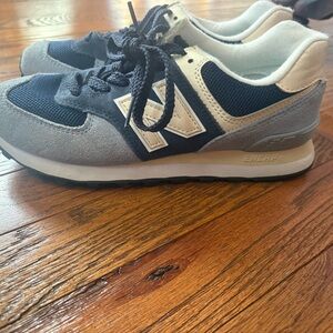 New Balance Navy and Gray Athletic Shoes